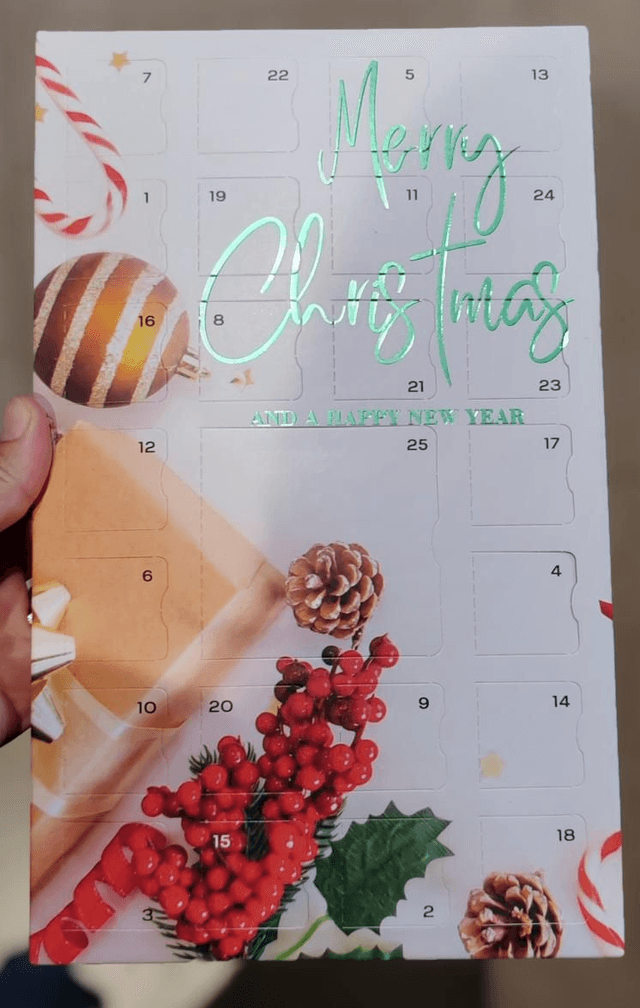 Calendrier de l'avent 25 cases