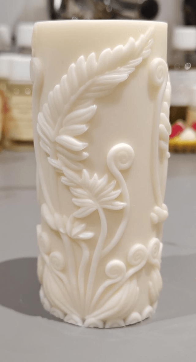 Bougie fleur 15cm fleur d'oranger 