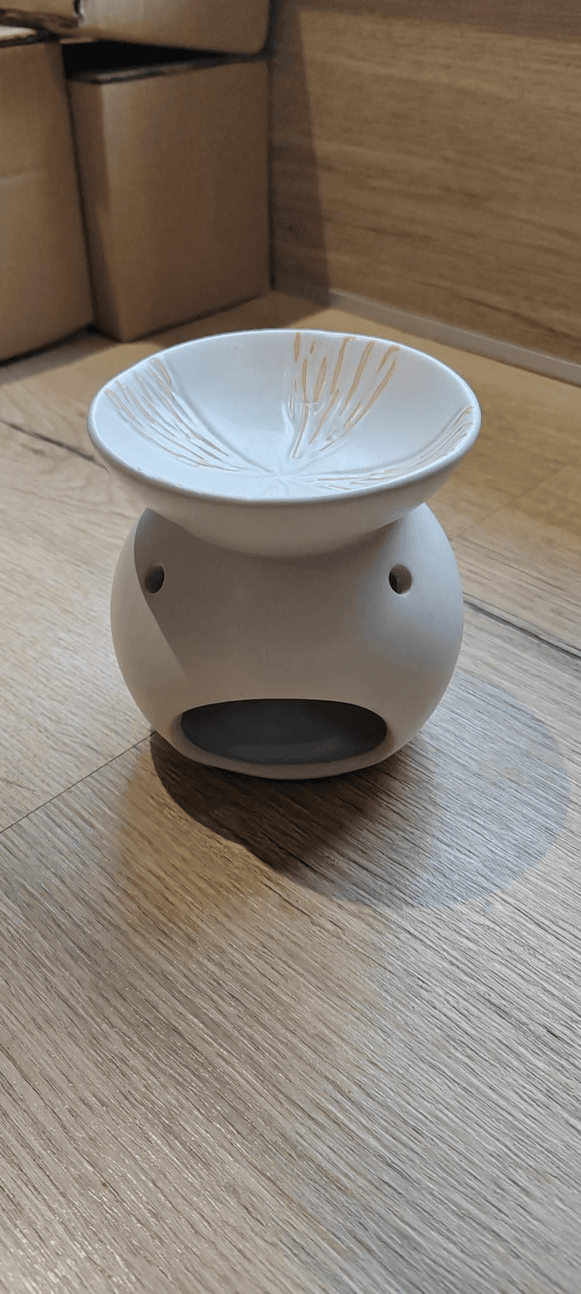 Brûleur rond blanc