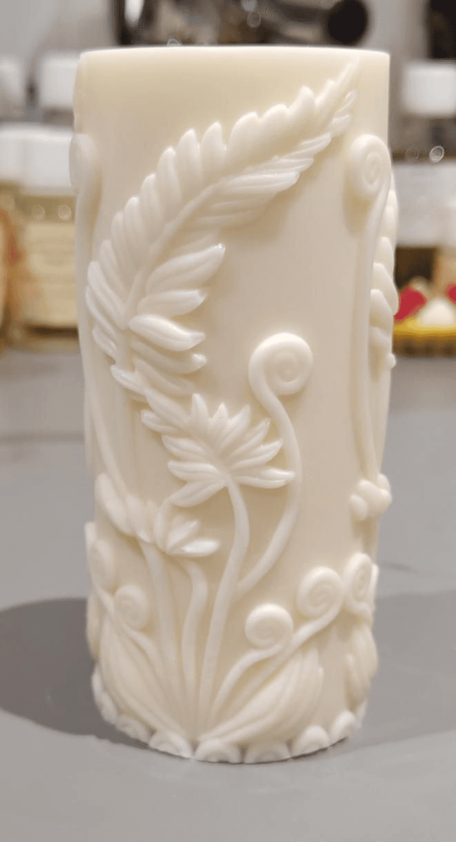 Bougie fleur 15cm fleur d&#039;oranger 
